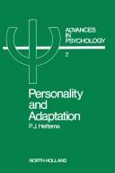 Cover of: Personality and adaption