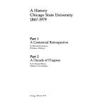 Cover of: A History, Chicago State University, 1867-1979. by 