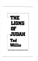 Cover of: The lions of Judah by Ted Willis