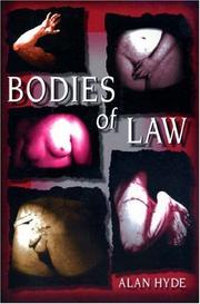 Cover of: Bodies of law by Alan Hyde
