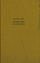 Cover of: Alchemy and Finnegans wake