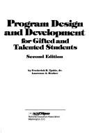 Cover of: Program design and development for gifted and talented students