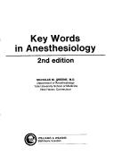 Cover of: Key words in anesthesiology