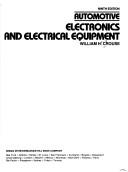 Cover of: Automotive electronics and electrical equipment by Crouse, William Harry