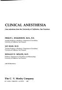Cover of: Clinical anesthesia by [edited by] Philip L. Wilkinson, Jay Ham, Ronald D. Miller.