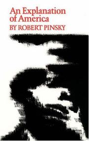 Cover of: An explanation of America by Robert Pinsky