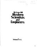 Cover of: McGraw-Hill modern scientists and engineers. by 