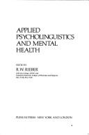 Cover of: Applied psycholinguistics and mental health