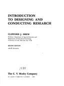 Cover of: Introduction to designing and conducting research