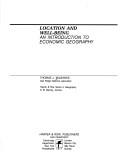 Cover of: Location and well-being: an introduction to economic geography