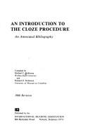 Cover of: An introduction to the cloze procedure: an annotated bibliography