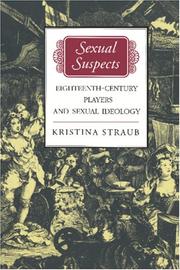 Cover of: Sexual suspects by Kristina Straub