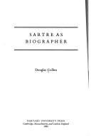 Cover of: Sartre as biographer