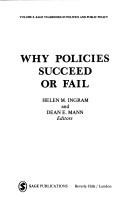 Cover of: Why policies succeed or fail