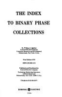 Cover of: The index to binary phase collections