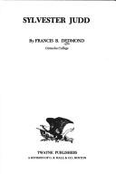 Cover of: Sylvester Judd by Francis B. Dedmond