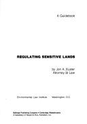 Cover of: Regulating sensitive lands: a guidebook