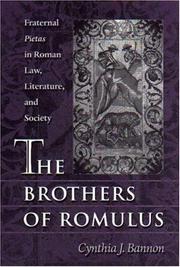 Cover of: The brothers of Romulus by Cynthia Jordan Bannon