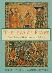 Cover of: The Jews of Egypt by Joseph Modrzejewski