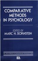 Cover of: Comparative methods in psychology