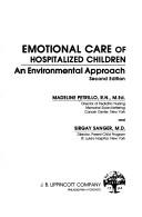 Emotional care of hospitalized children by Madeline Petrillo