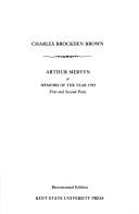 Arthur Mervyn by Charles Brockden Brown