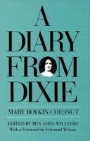 Cover of A diary from Dixie