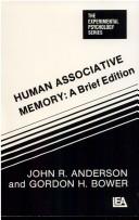 Human associative memory by John Robert Anderson