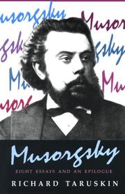 Cover of: Musorgsky | Richard Taruskin