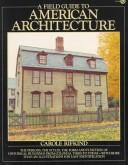 Cover of: A field guide to American architecture by Carole Rifkind