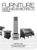 Furniture designed by architects by Marian Page