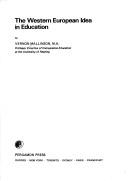 Cover of: The Western European idea in education
