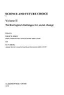 Front cover of Science and future choice by Unknown