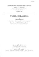 Wages and earnings by Andrew Dean