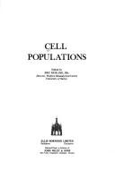 Cover of: Cell populations by edited by Eric Reid.