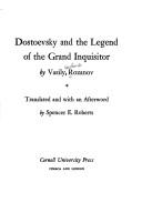 Cover of: Dostoevsky and the legend of the Grand Inquisitor. by V. V. Rozanov