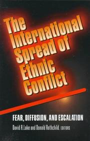 Cover of: The international spread of ethnic conflict by David A. Lake and Donald S. Rothchild, editors.
