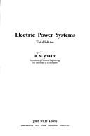 Cover of: Electric power systems by B. M. Weedy