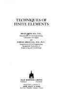 Cover of: Techniques of finite elements