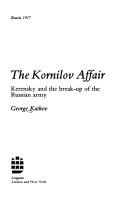 Cover of: The Kornilov Affair | George Katkov