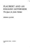Cover of: Flaubert and an English governess by Hermia Oliver