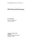 Cover of: Affine sets and affine groups