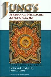 Jung's seminar on Nietzsche's Zarathustra by Carl Gustav Jung