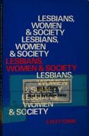 Cover of: Lesbians, women, and society