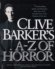 Cover of: Clive Barker's A-Z of horror by Clive Barker
