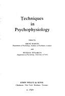 Cover of: Techniques in psychophysiology