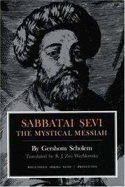 Cover of: Sabbatai Sevi