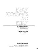 Energy economics and policy by James M. Griffin