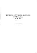 Butrick, Butterick, Buttrick in the U.S.A., 1635-1978 by Richard Porter Butrick