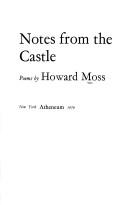Cover of: Notes from the castle: poems